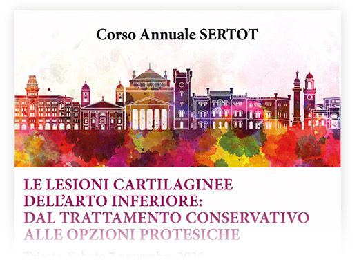 Corso Annuale Sertot LESIONI CARTILAGINEE ARTO INFERIORE